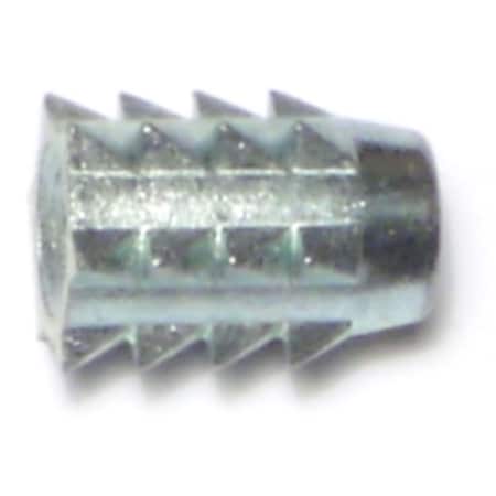 Midwest Fastener Press Insert, #10-32 Int Thrd Sz, 1/2 in L, Zinc Alloy, 20 PK 68471